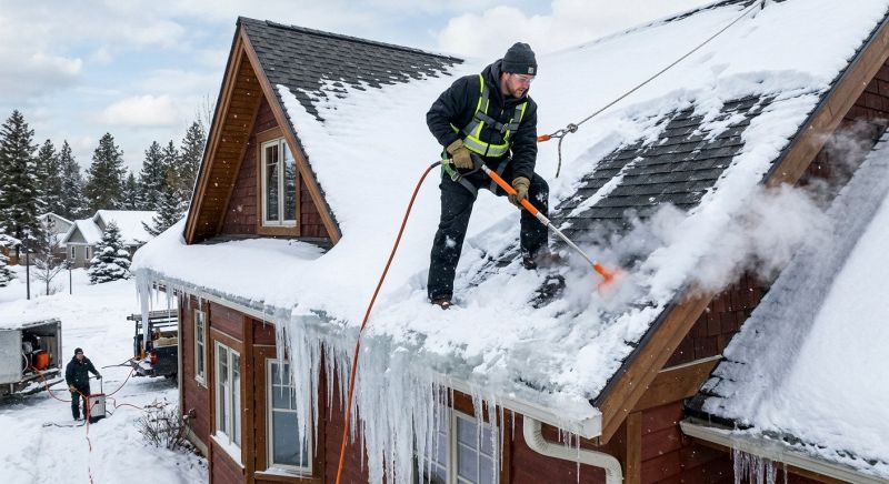 Ice Dam Repair in Bellevue, WA