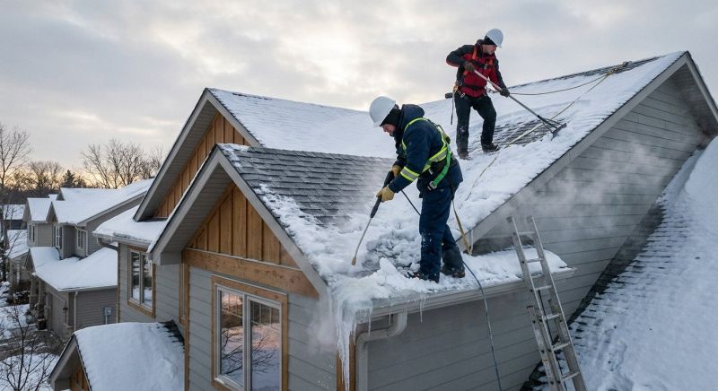 Roof Ice Dam Removal in Seattle, WA